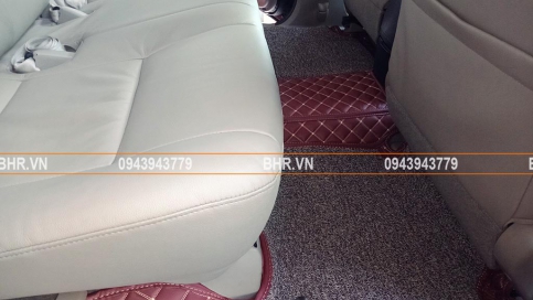 Thảm lót sàn ô tô 5D 6D Toyota Fortuner giá gốc tận xưởng, bảo hành trọn đời